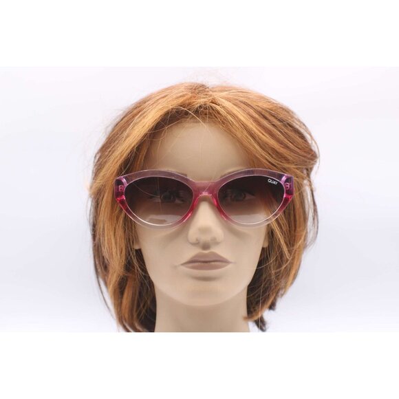 QUAY Australia Sunglasses Cat Eye Totally Buggin Pink Ombre 